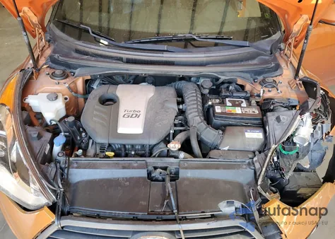 2016 Hyundai Veloster Turbo from USA, damaged, VIN KMHTC6AE2GU299488